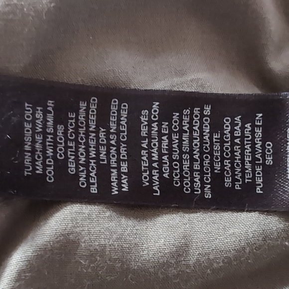 Sz 8 WHBM Green Cotton Capri's - Picture 8 of 8